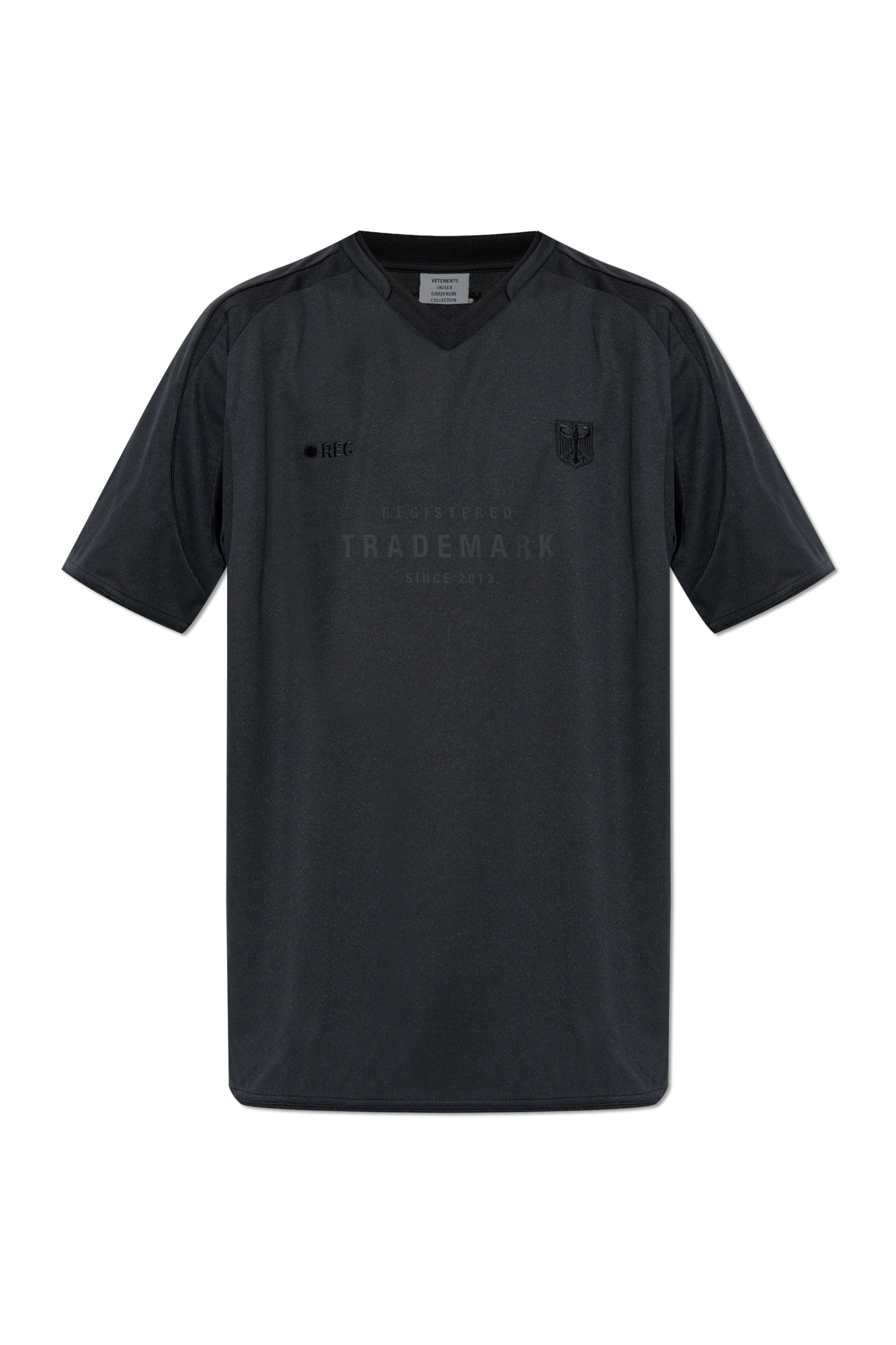 Black T-shirt with print VETEMENTS - Vitkac Australia